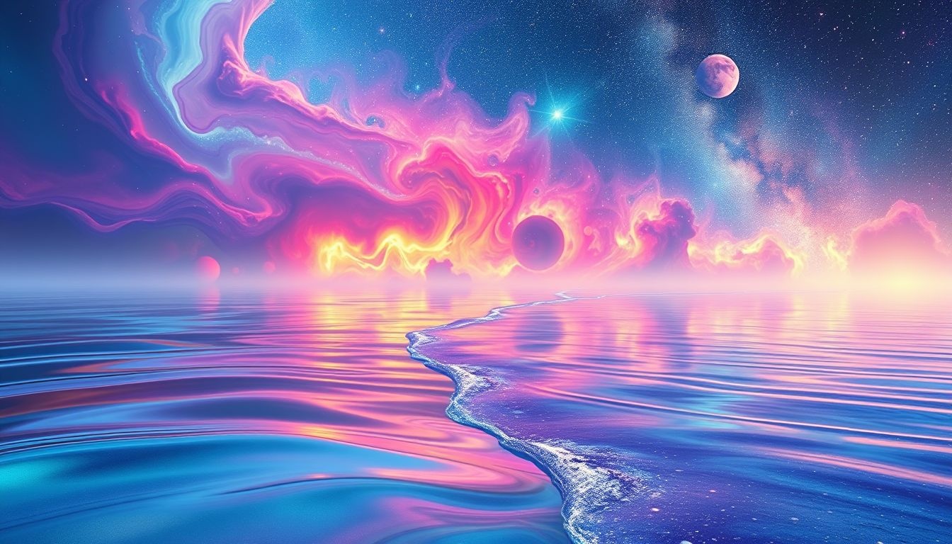 Les couleurs de la berge influencent intensément l’humeur du rêveur.