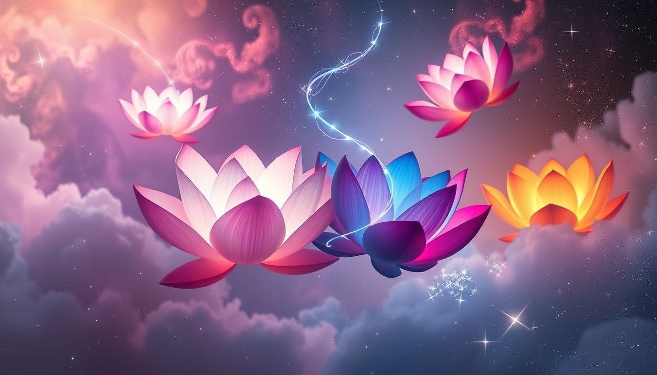 Le lotus bleu symbolise la sagesse et l'intuition dans les rêves.