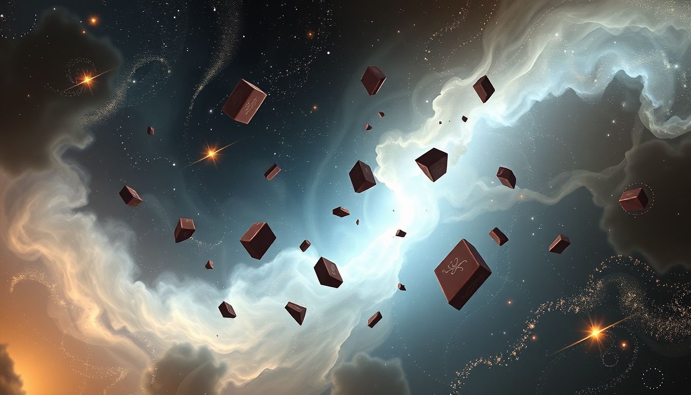 La texture du chocolat rêvé révèle l'émotion sous-jacente.