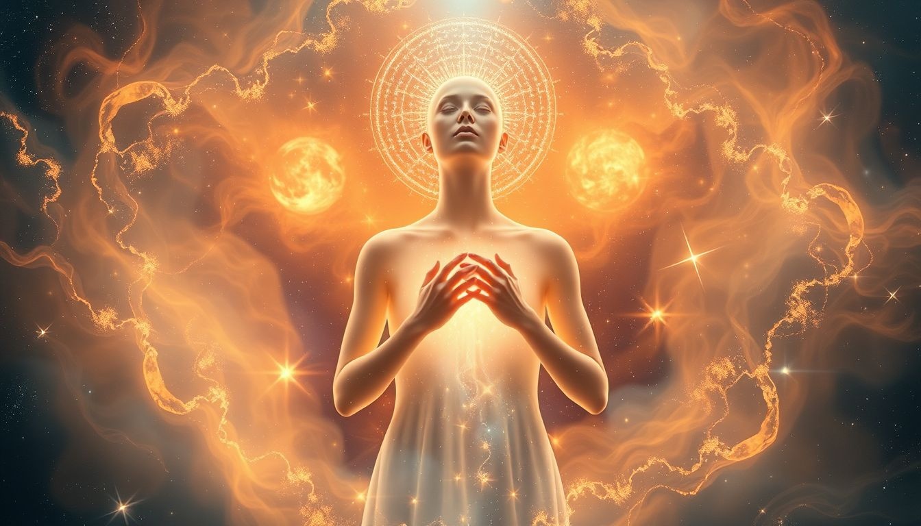 L'acceptation de soi dans le rêve d'halo symbolise la paix intérieure.
