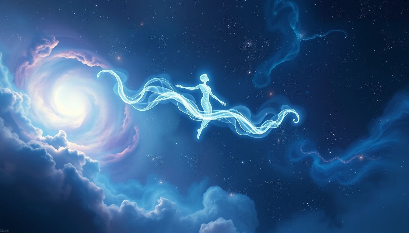 L'ectoplasme symbolise la connexion entre corps, esprit et au-delà.