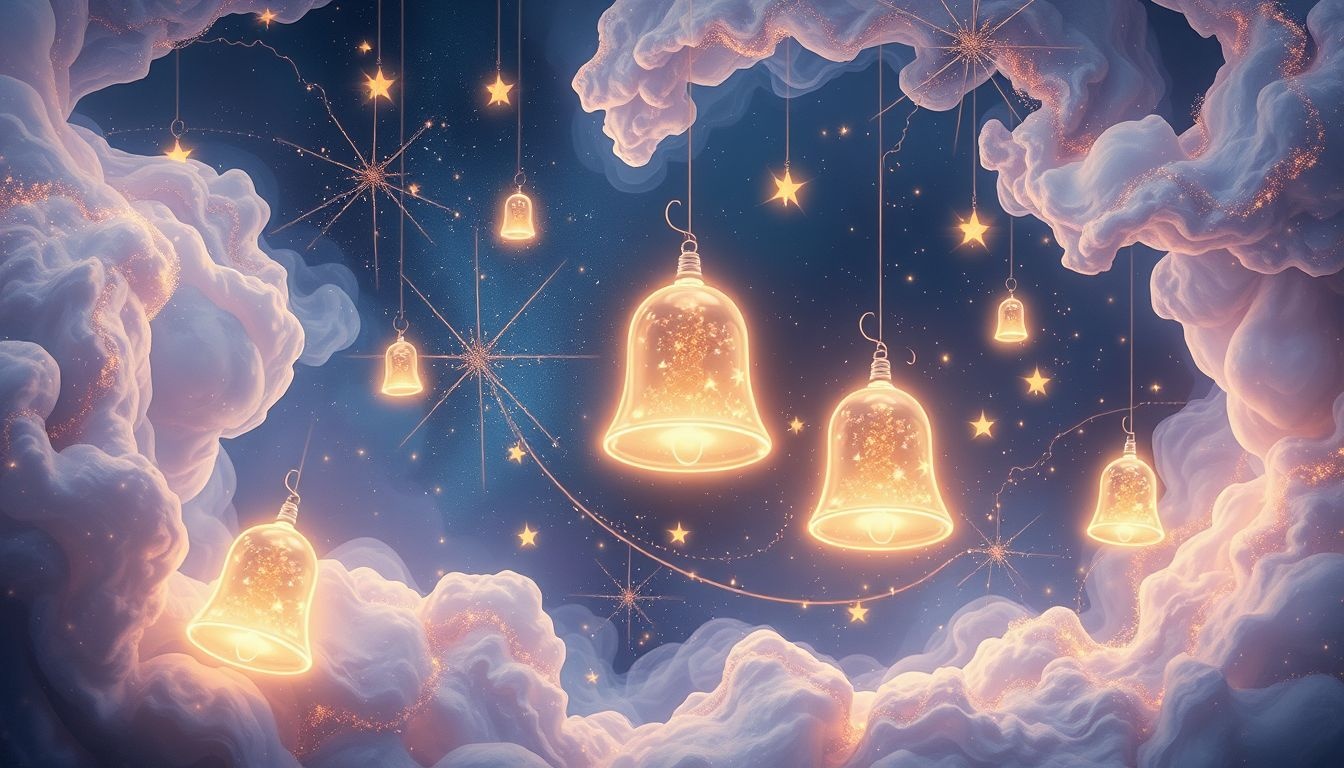Rêver de cloches symbolise souvent un message important à venir.