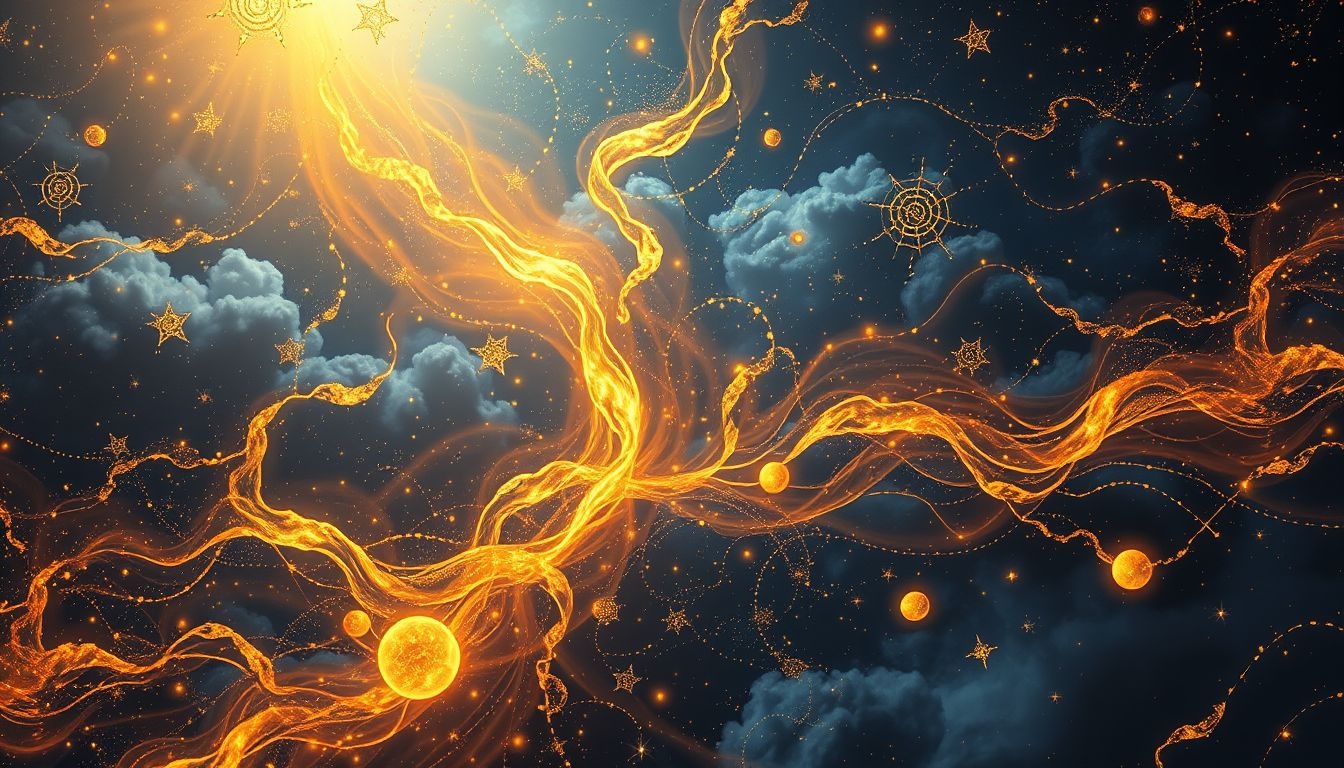 La laque dorée symbolise purification et lumière divine en spiritualité.