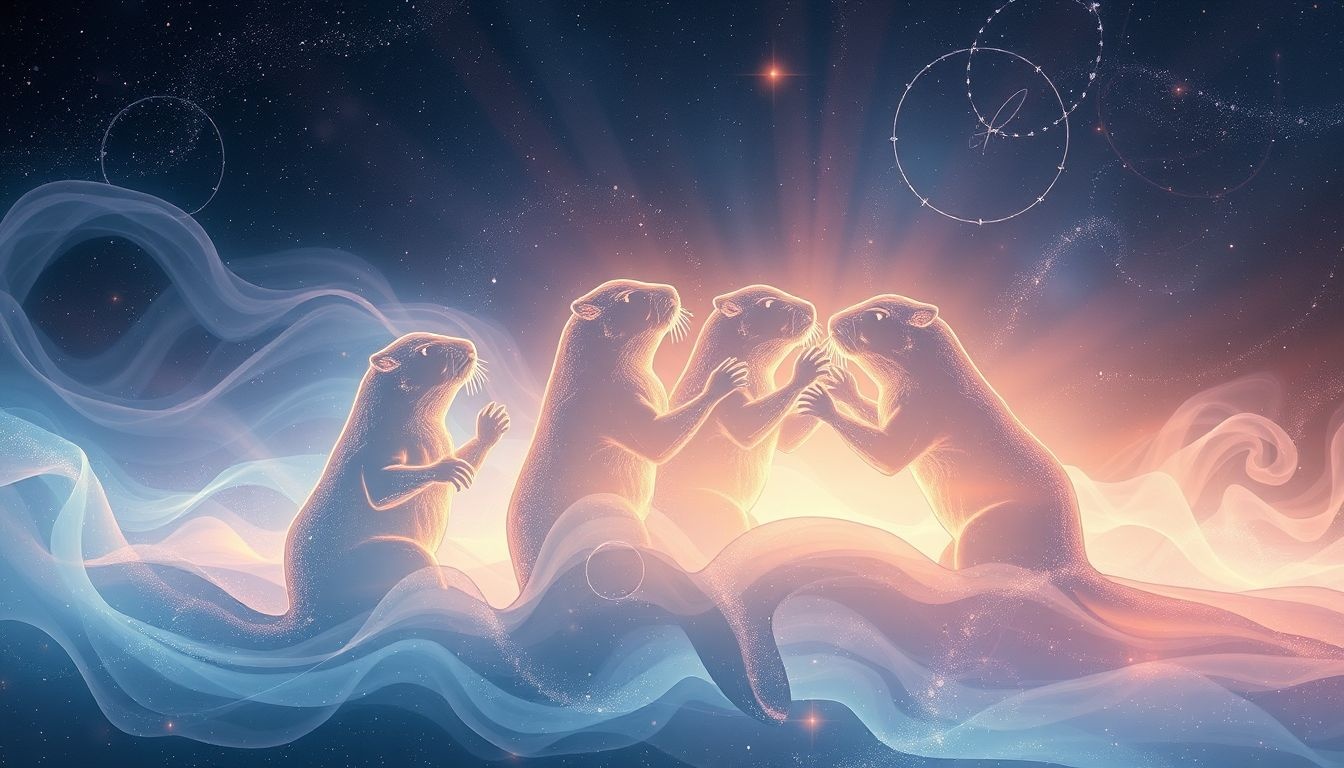 Le castor symbolise l'efficacité grâce au travail collectif minutieux.