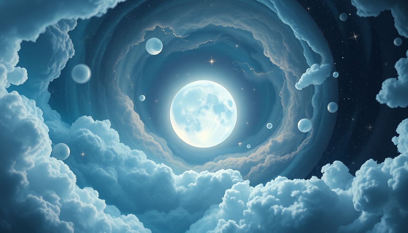 La pierre de lune amplifie l’intuition dans le monde onirique.