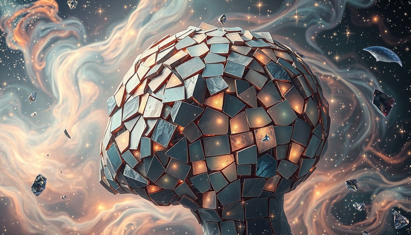 Le sol en mosaïque symbolise l'unité dans la diversité psychique.