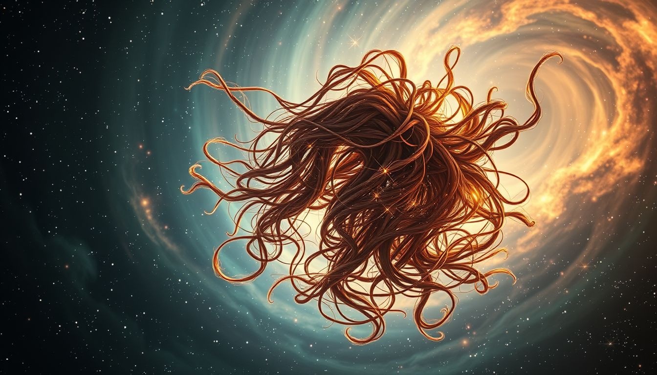Les cheveux ébouriffés symbolisent souvent une rébellion intérieure inconsciente.