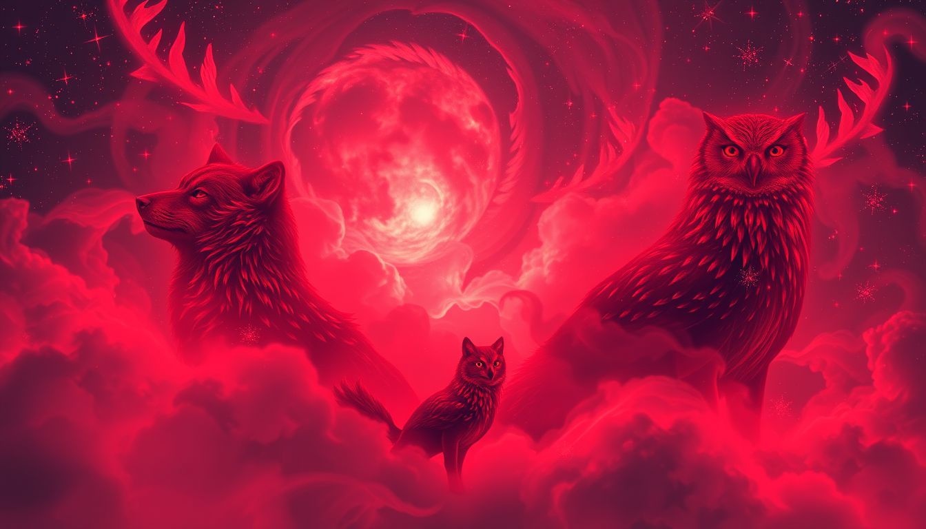 Rêver d’animaux rouges symbolise passion, instinct et intuition profonde.