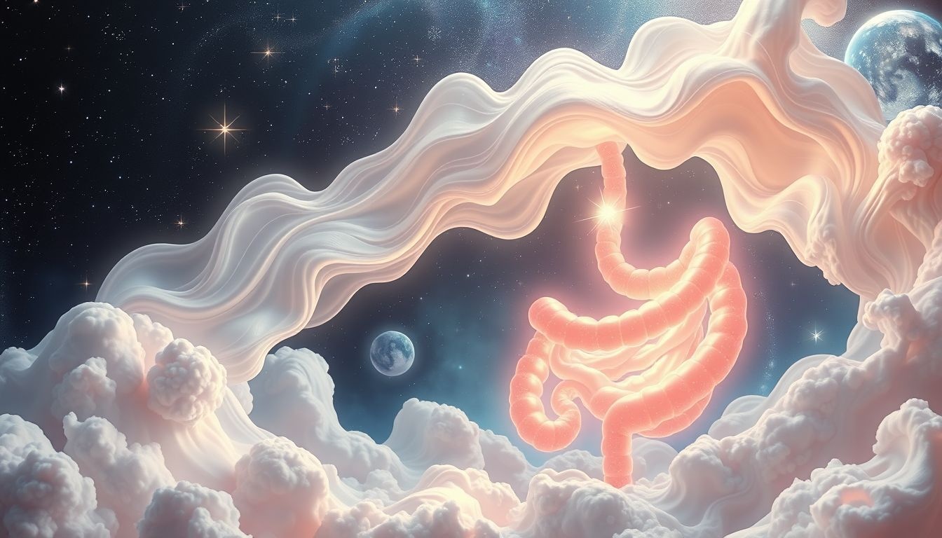 Rêver d'intestins sains symbolise une bonne santé digestive intérieure.