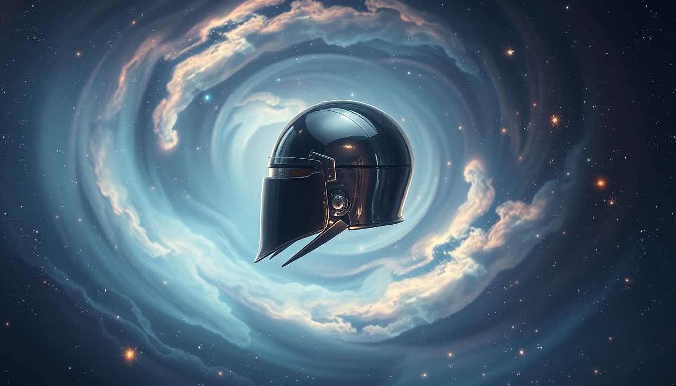 Rêver d'un casque d'acier flottant symbolise une fausse sécurité.