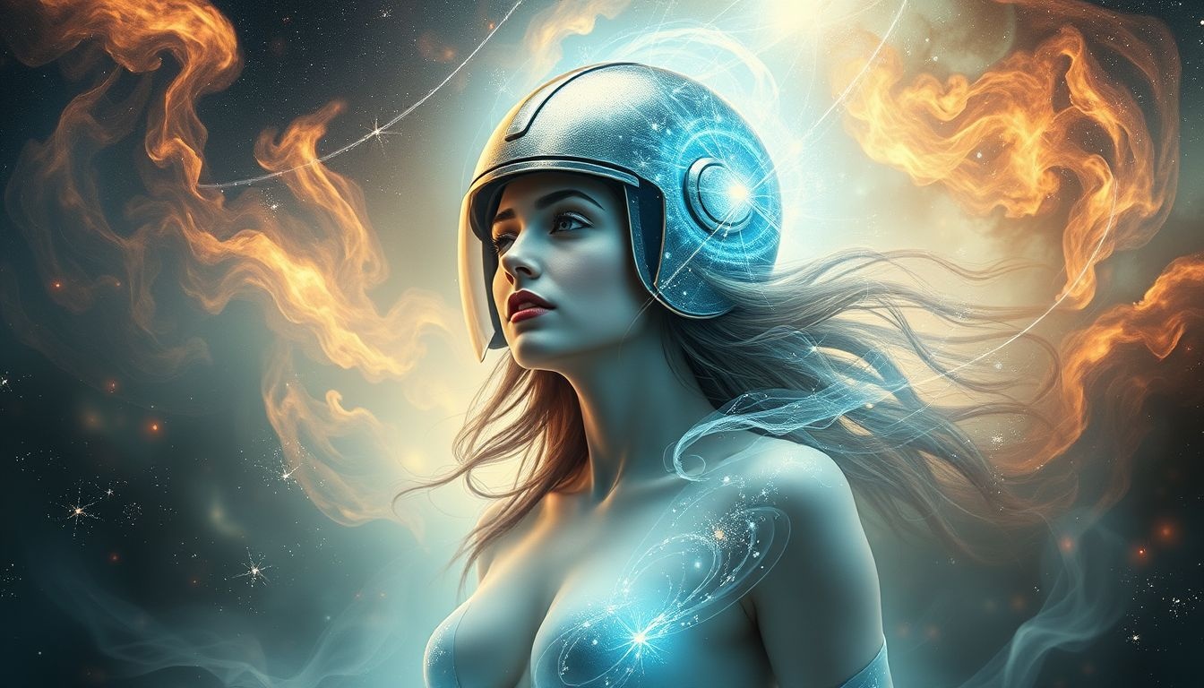 Rêver d'un casque d'acier féminin symbolise puissance et autonomie.