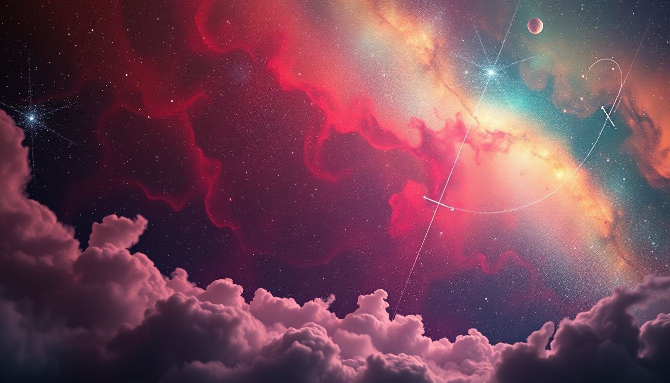 Un ciel étoilé aux couleurs étranges prédit des changements inattendus.