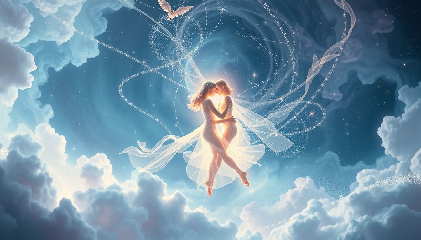 Rêver d’un ciel étoilé symbolise l’espoir et la sérénité intérieure.
