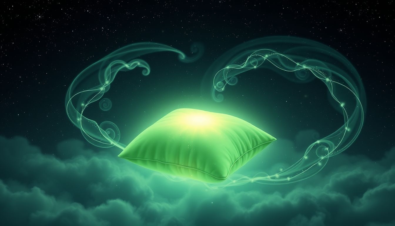 Rêver d’un coussin vert symbolise renouveau, guérison et espoir.