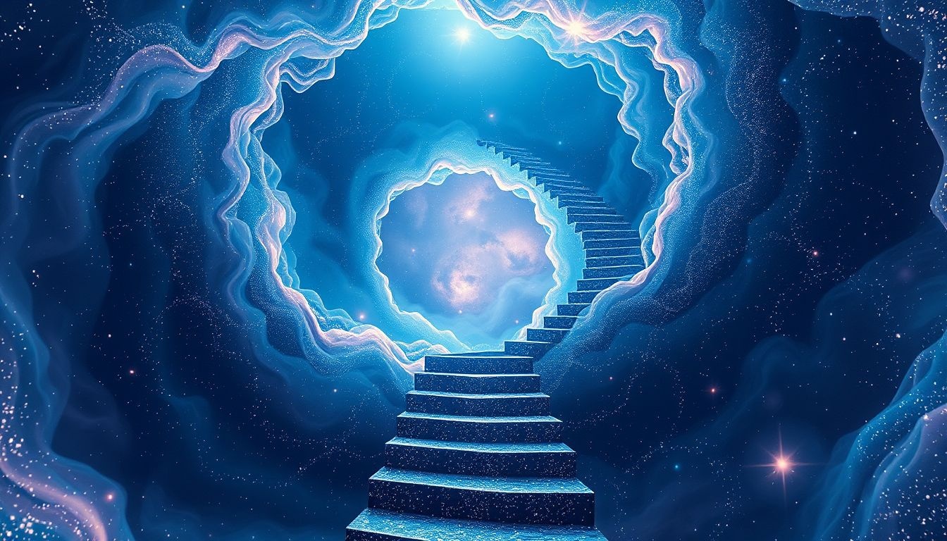 Rêver d'escalier de cave infini symbolise un voyage intérieur sans fin.