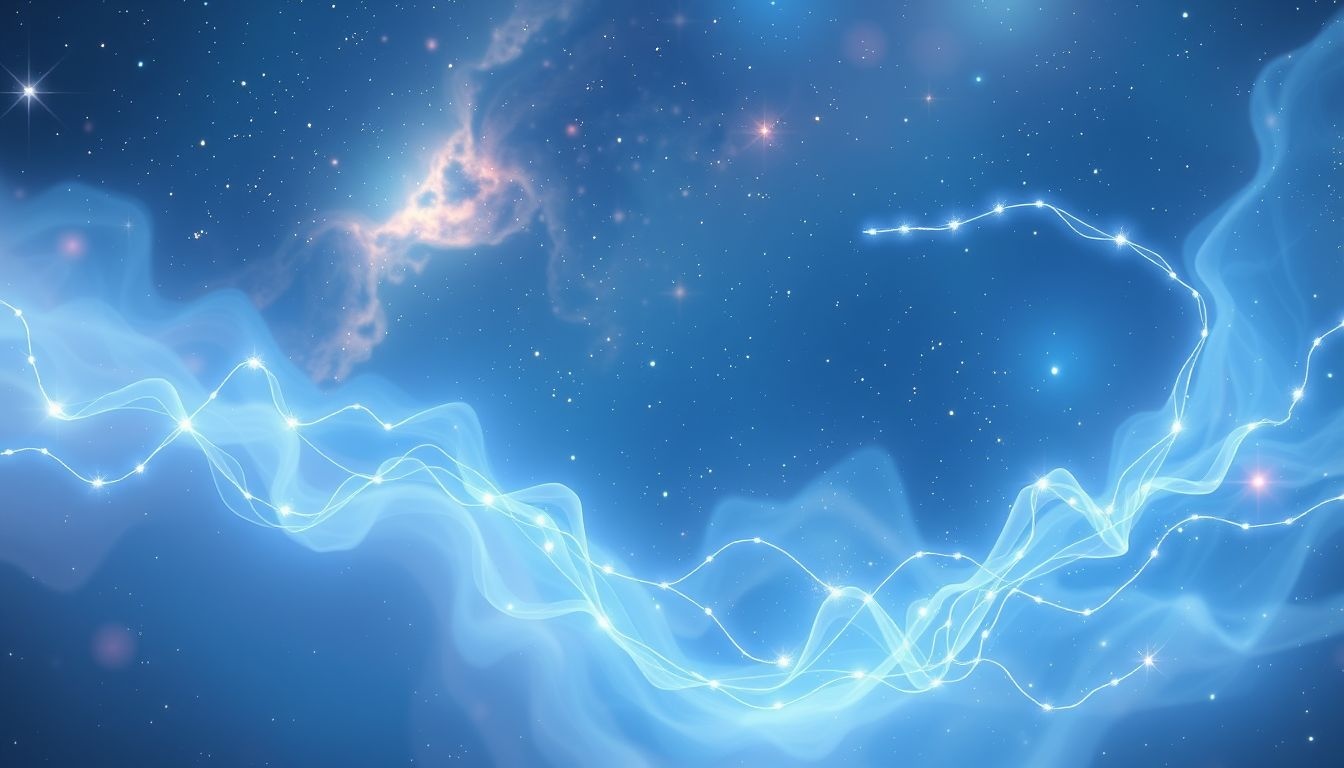 Rêver d’un fil bleu symbolise paix intérieure et expression sincère.
