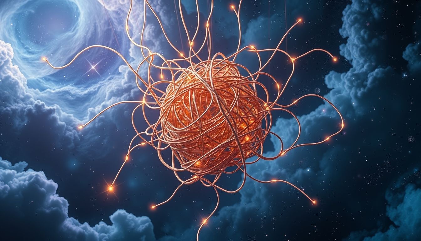 Rêver d’un fil emmêlé symbolise des obstacles mentaux et émotionnels.