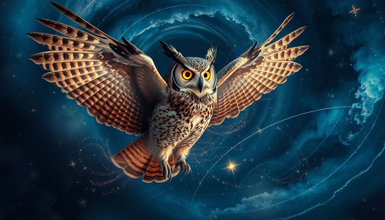 Rêver d’un hibou grand-duc avertit d’un changement négatif imminent.