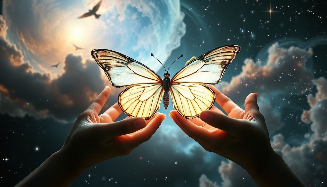 Un papillon blessé symbolise souvent une vulnérabilité émotive profonde.