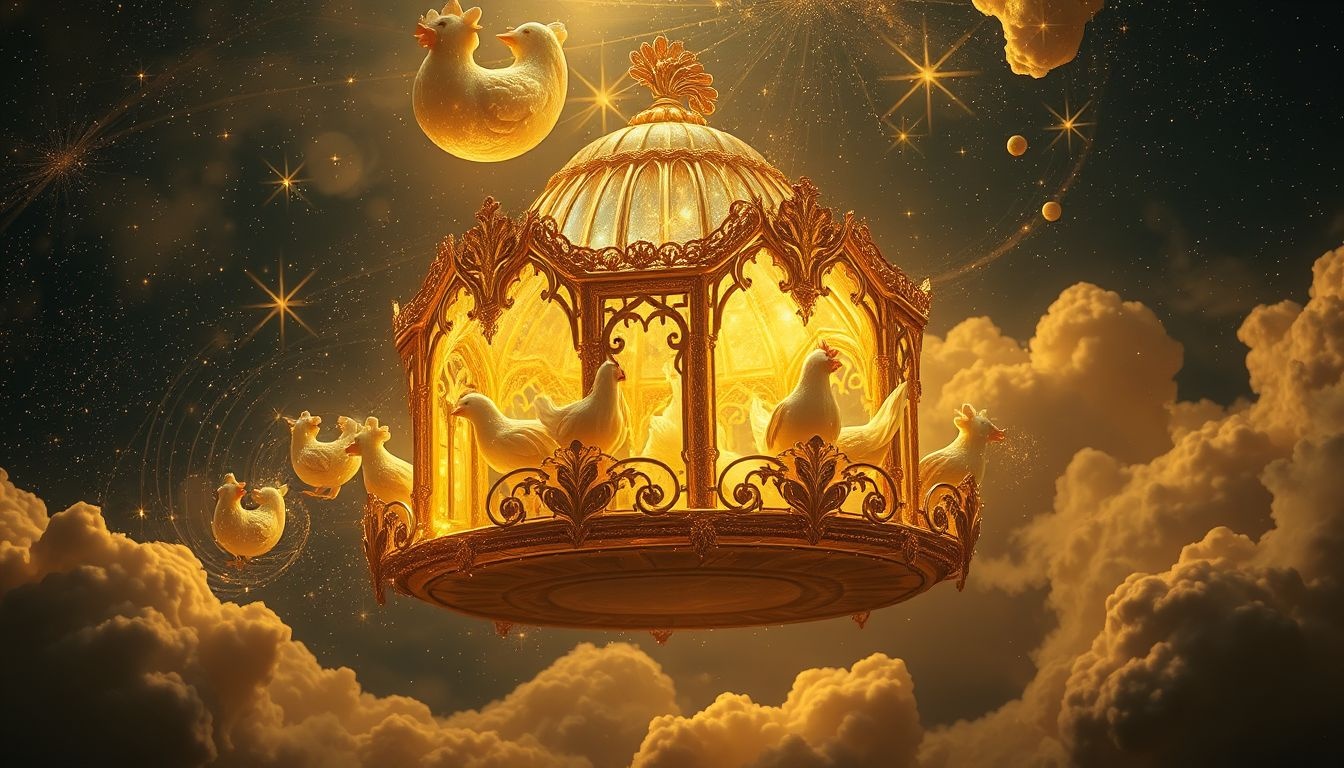 Rêver d’un poulailler luxueux symbolise richesse et réalisation personnelle.