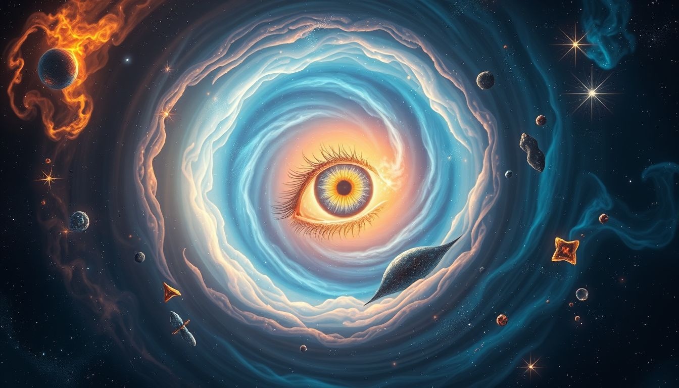 Le regard changeant symbolise souvent une prise de conscience intérieure nouvelle.