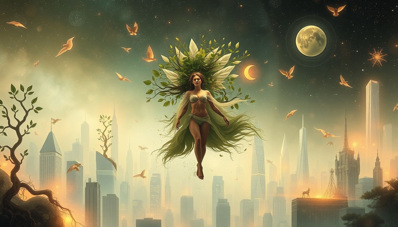 Rêver d'un sauvage en ville révèle un conflit intérieur naturel-culturel.