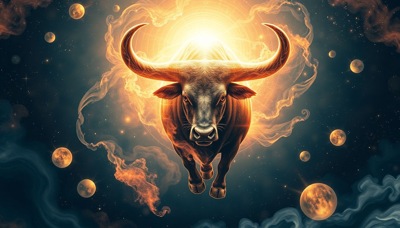 Rêver d’un taureau symbolise souvent force et énergie incontrôlable.