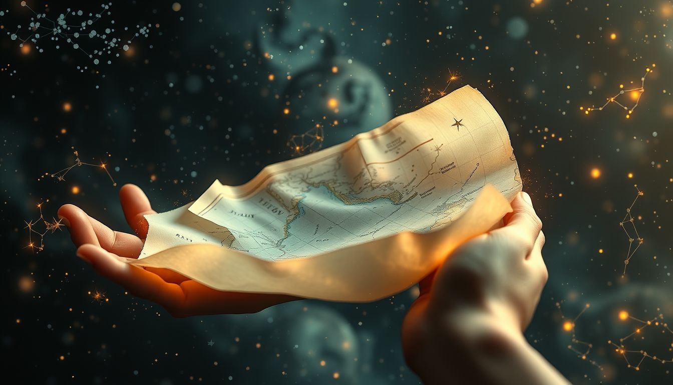 Rêver d’une carte en papier symbolise fragilité et besoin de sécurité.