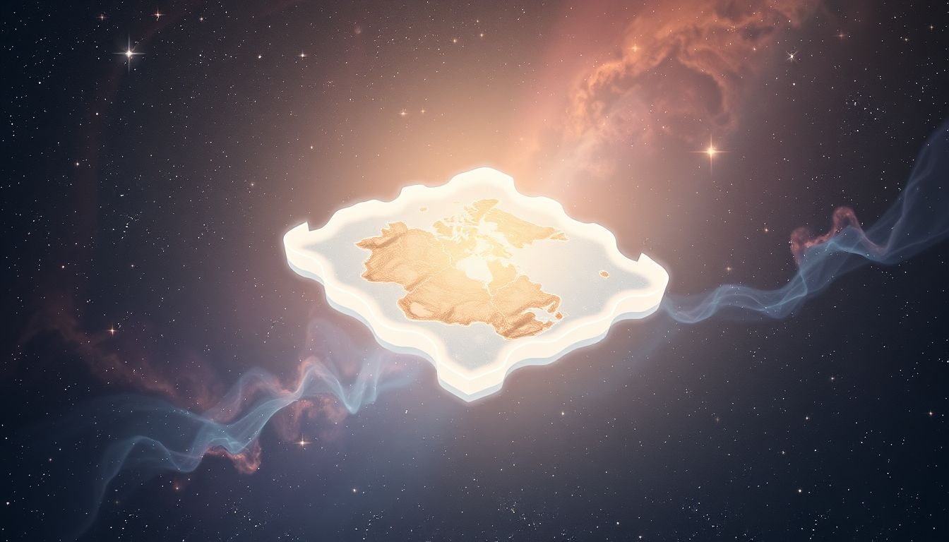 Rêver d'une carte flottante symbolise liberté et horizons infinis.