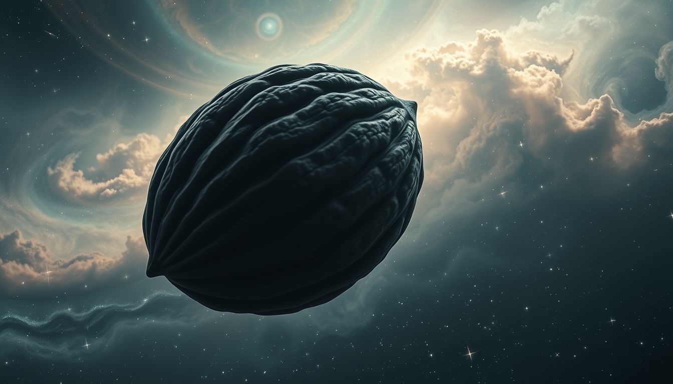 Rêver d’une coquille de noix sombre symbolise un secret caché.