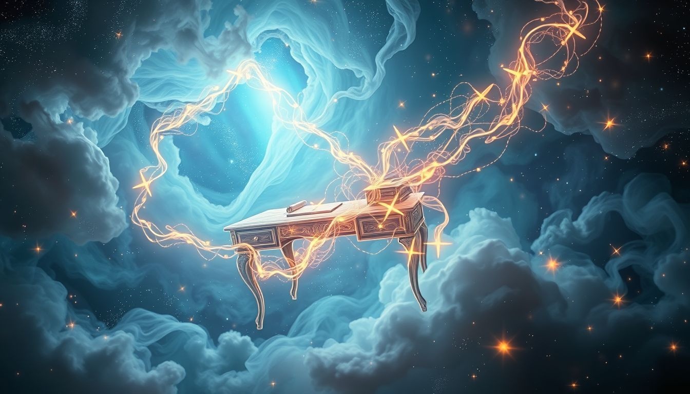 Rêver d’écritoire insolite révèle une imagination libre et innovante.