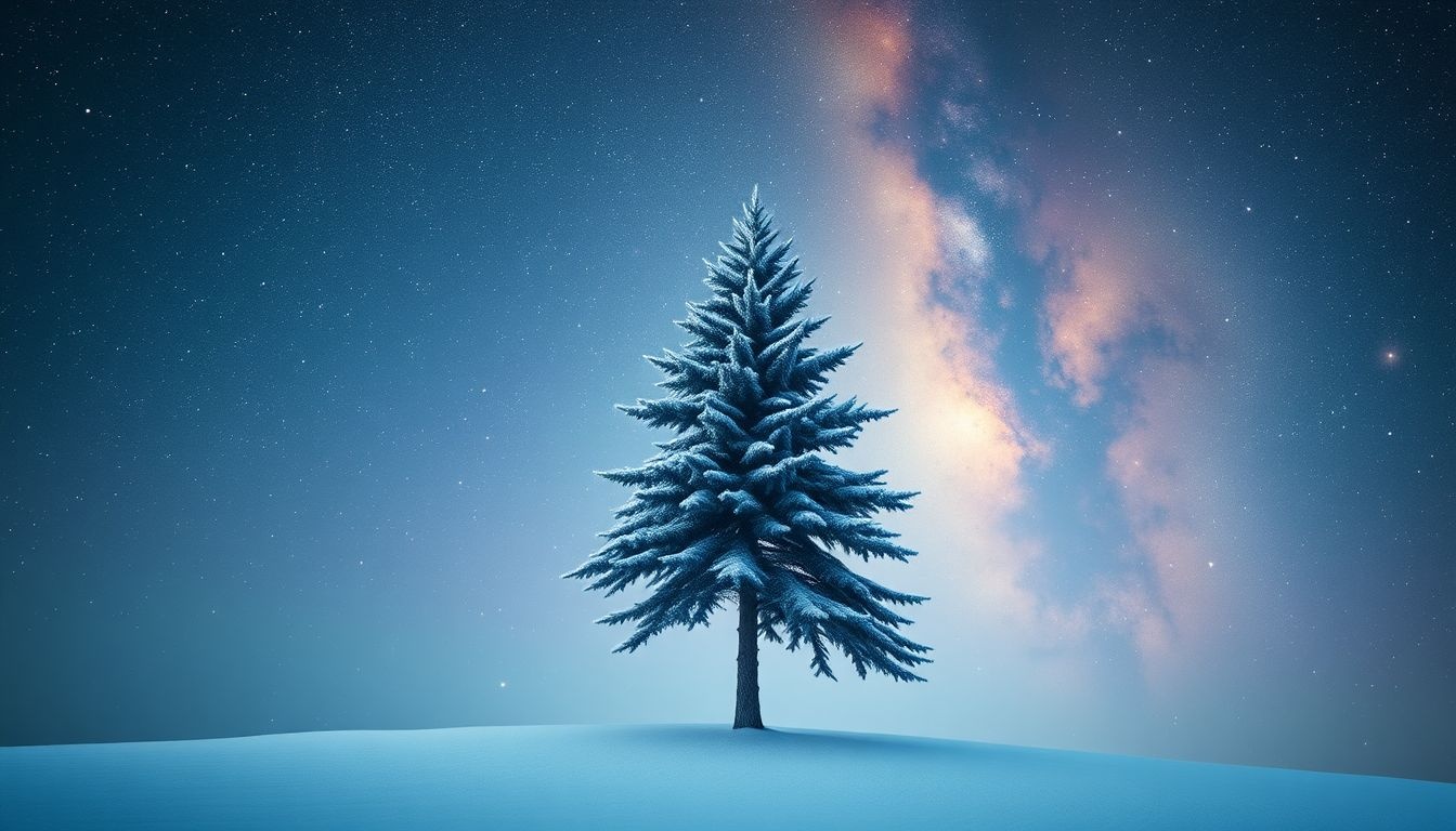 Rêver d’épinette enneigée symbolise solitude et paix intérieure profonde.