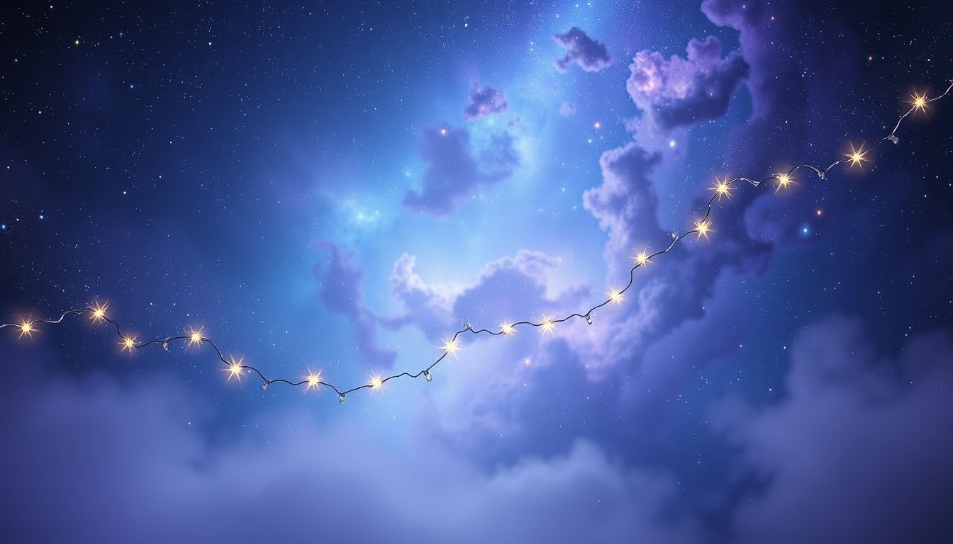 Rêver d'une guirlande abîmée symbolise souvent une fin douloureuse.