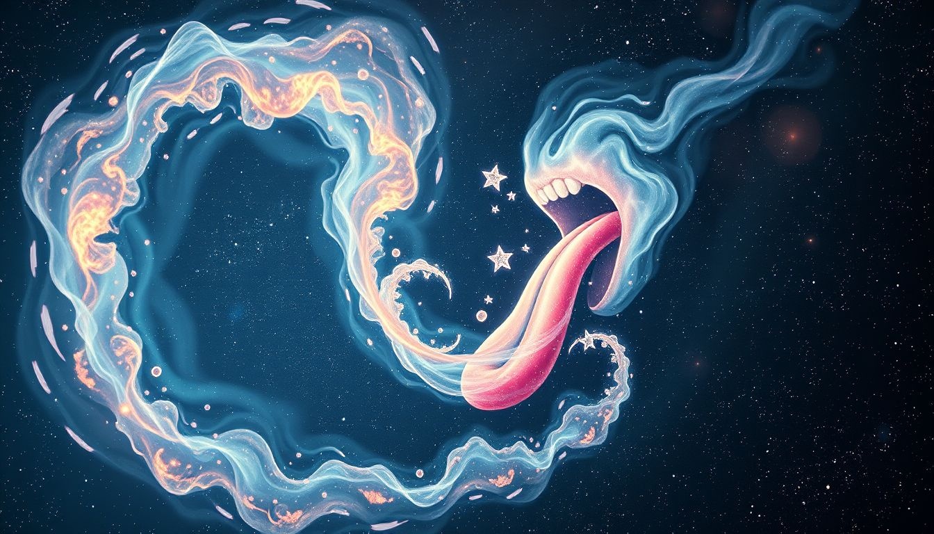 Rêver d’une langue de bœuf géante symbolise un bavardage excessif.