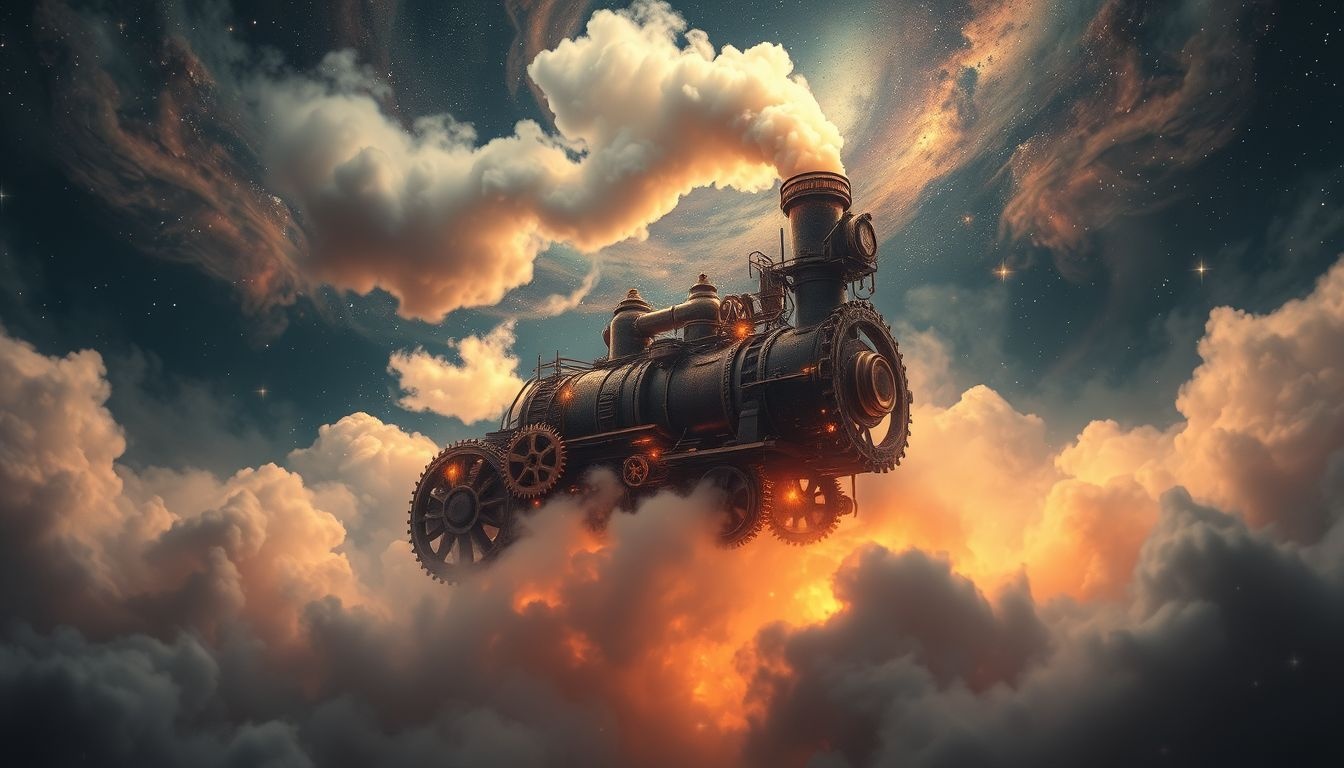 Rêver d'une machine à vapeur cassée symbolise des obstacles imprévus.