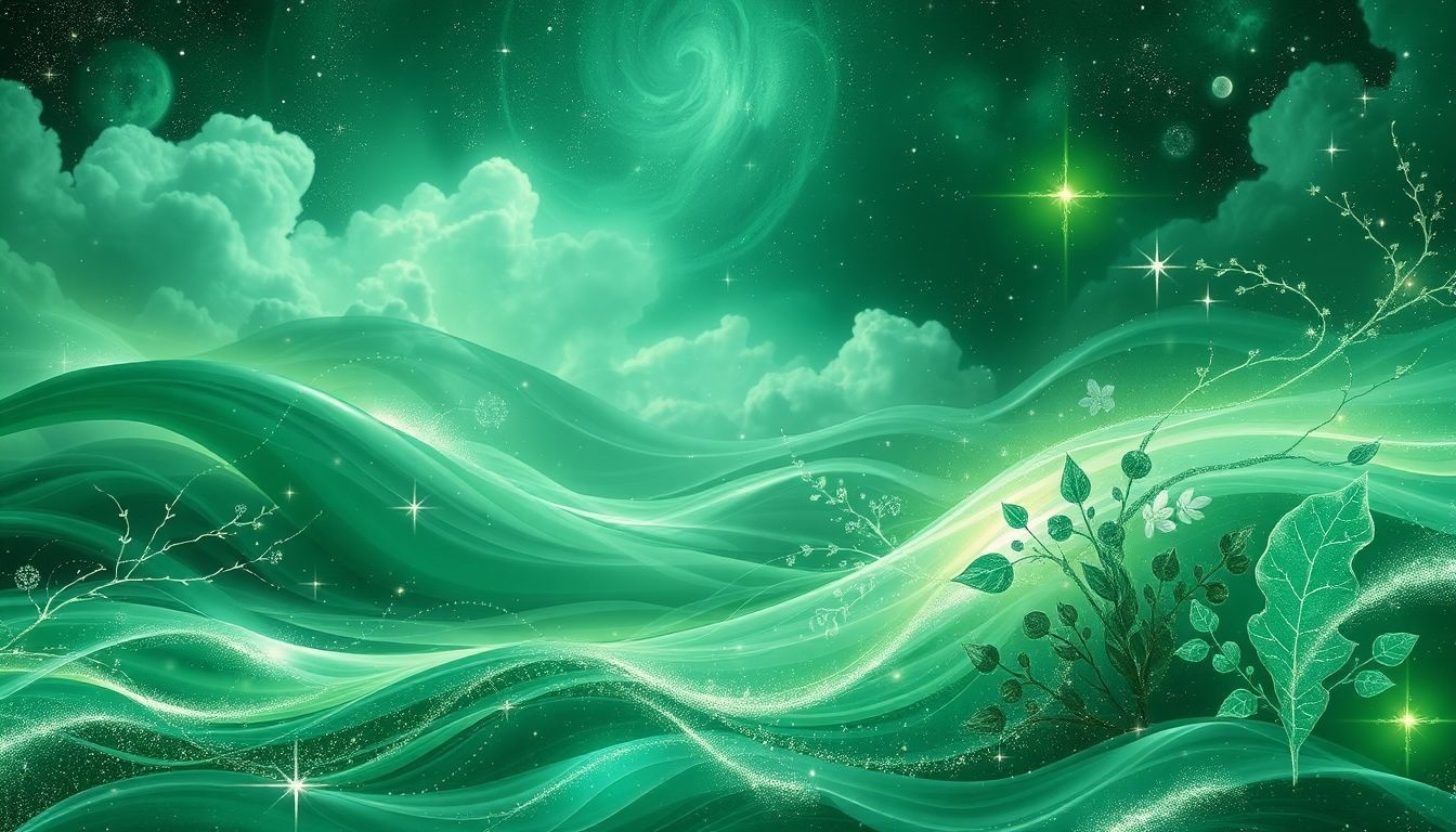 La marée verte symbolise souvent la croissance et la guérison intérieure.