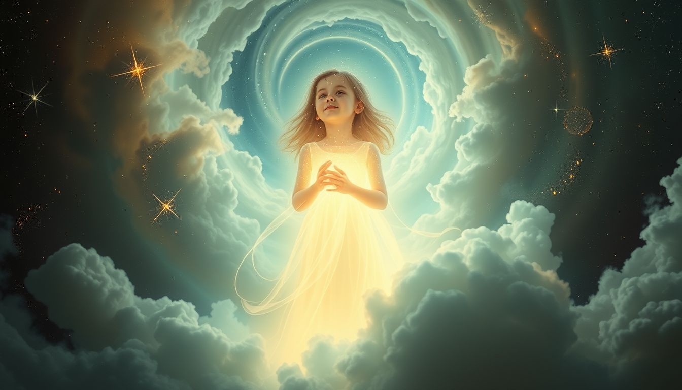 Rêver d'une petite-fille symbolise souvent l'innocence et la foi divine.