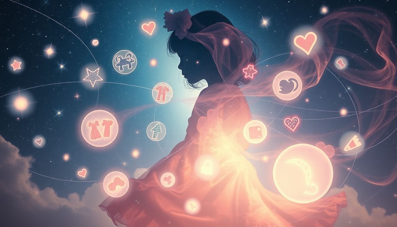 Rêver d’une petite-fille avec jouets reflète innocence et nostalgie.