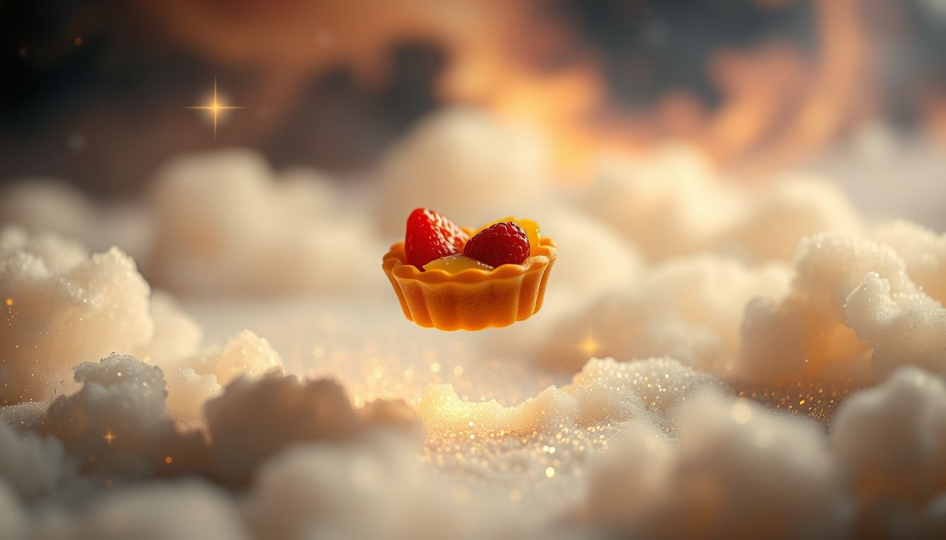 Rêver d'une petite tarte aux fruits symbolise bonheur et simplicité.