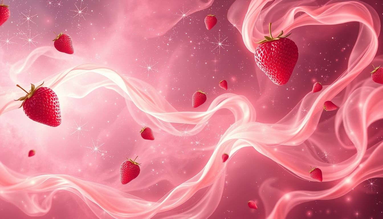 Rêver de crème à la fraise symbolise amour sucré et passion naissante.
