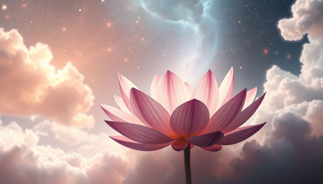 Rêver de lotus symbolise l'élévation spirituelle et la pureté intérieure.