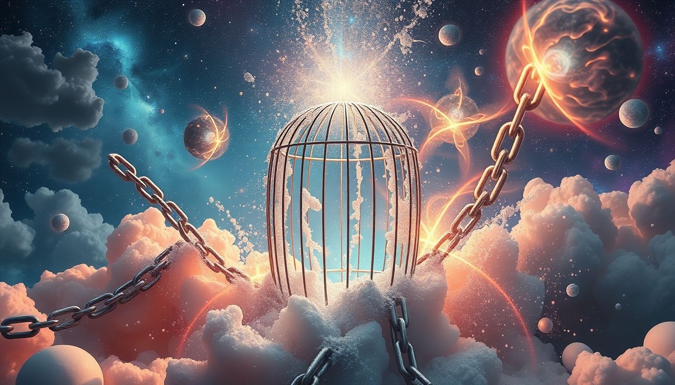 Rêver de détruire une prison symbolise une libération intérieure profonde.