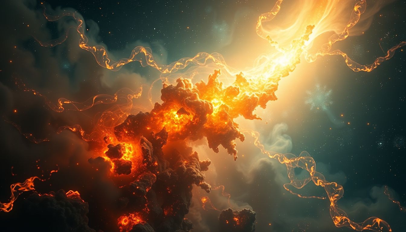 Le feu de brousse symbolise souvent purification et renouveau intérieur.