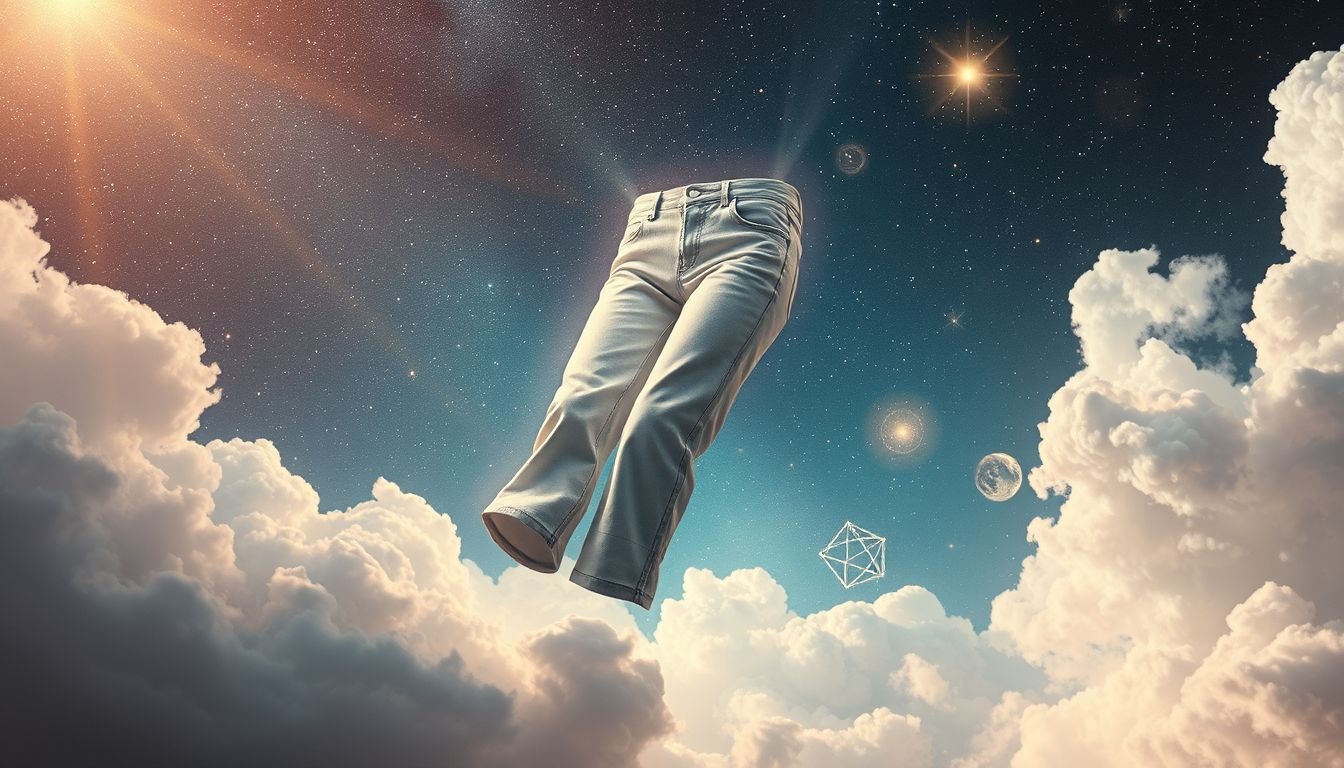Rêver de jeans taille haute symbolise autorité et discipline intérieure.