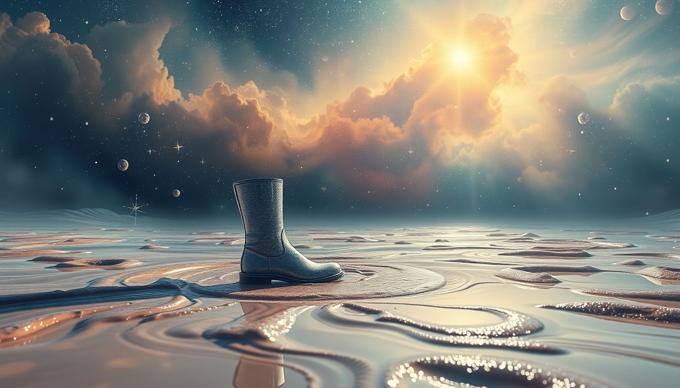 Rêver de bottes en boue symbolise la résilience face aux obstacles.