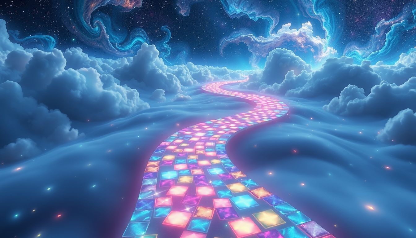Rêver d’un sol en mosaïque symbolise un parcours de vie complexe.