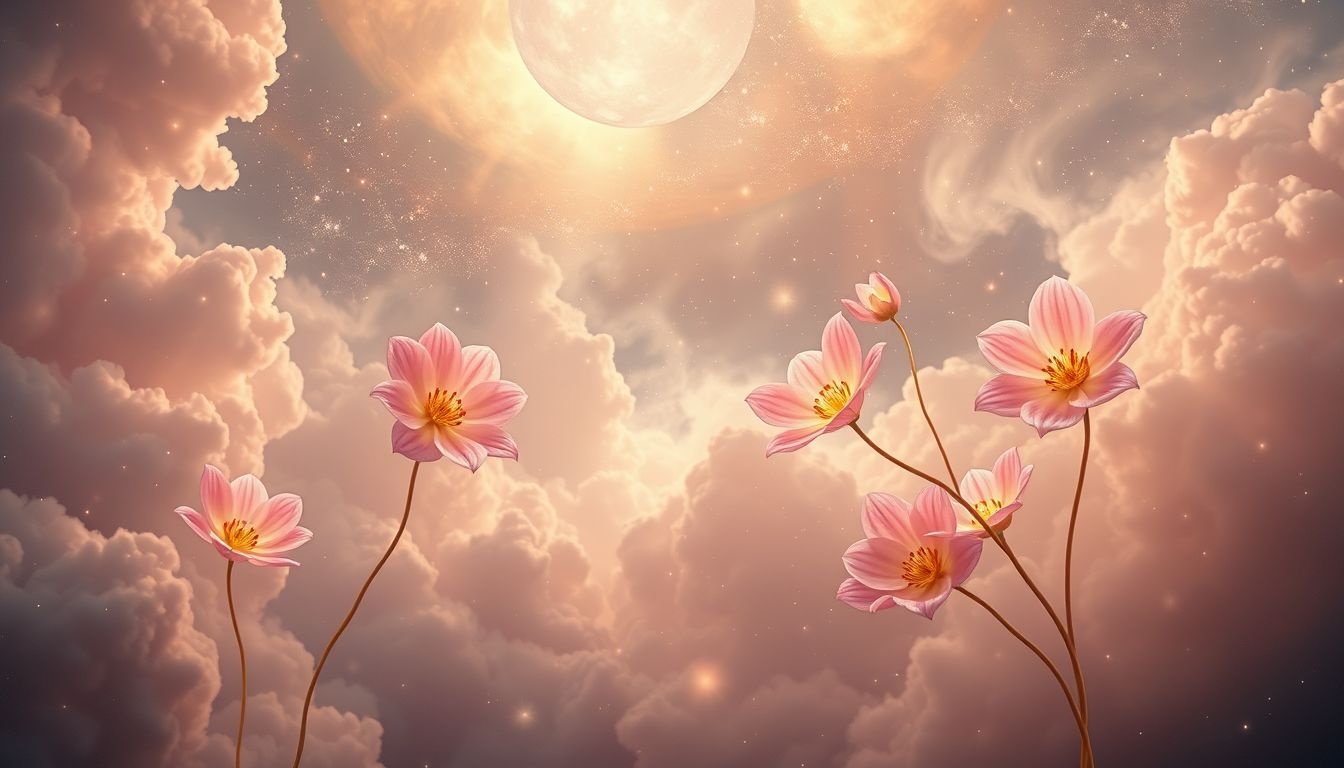 Rêver de récolter des fleurs symbolise amour et épanouissement émotionnel.