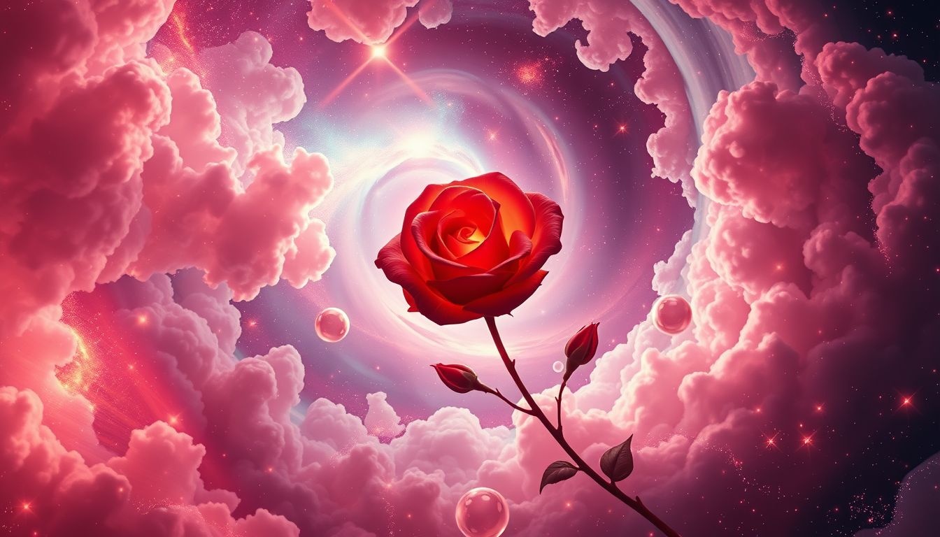 Rêver de rose rouge symbolise un amour passionné et sincère.