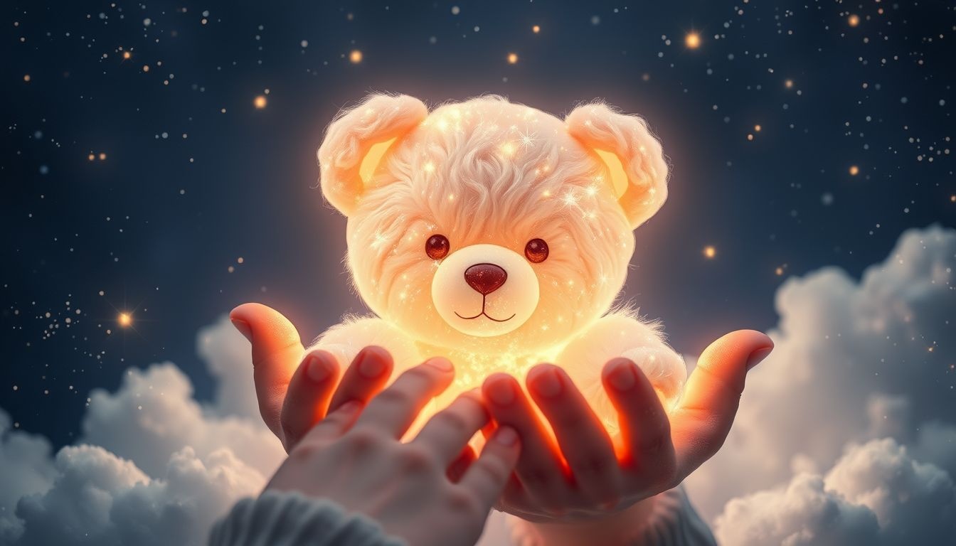 Recevoir un nounours symbolise le réconfort et l'affection profonde.