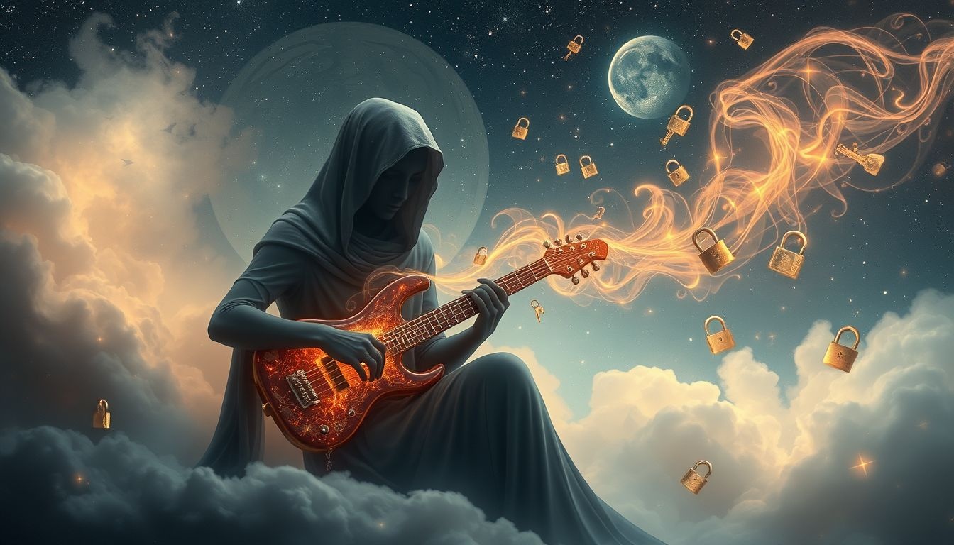 Le concierge musicien symbolise l'harmonie dans la gestion quotidienne.